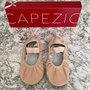 Capezio Pink Beige Kids Ballet Slippers